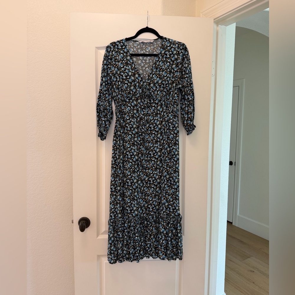 Zara floral dress